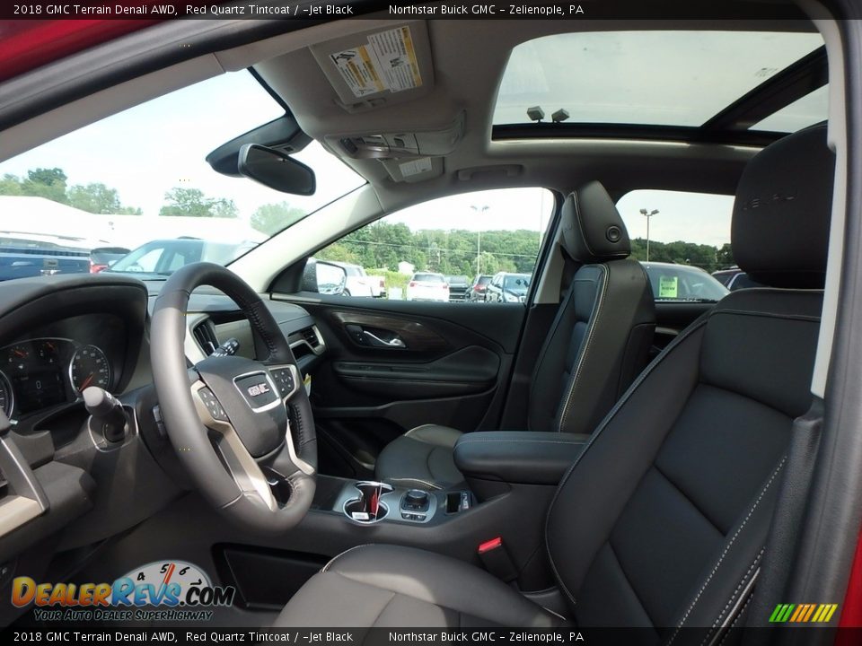 Front Seat of 2018 GMC Terrain Denali AWD Photo #10