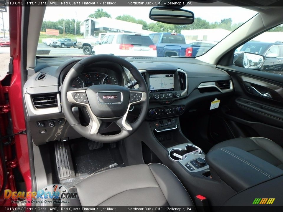 ­Jet Black Interior - 2018 GMC Terrain Denali AWD Photo #12