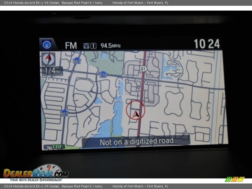 2014 Honda Accord EX-L V6 Sedan Basque Red Pearl II / Ivory Photo #20