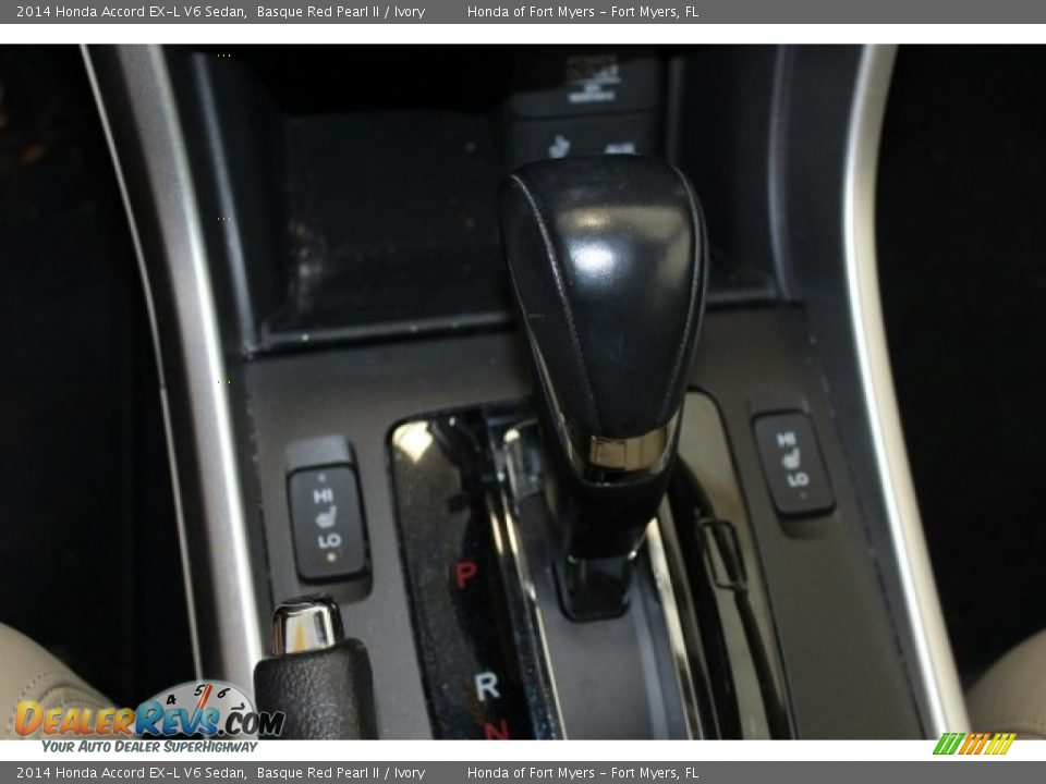 2014 Honda Accord EX-L V6 Sedan Basque Red Pearl II / Ivory Photo #23