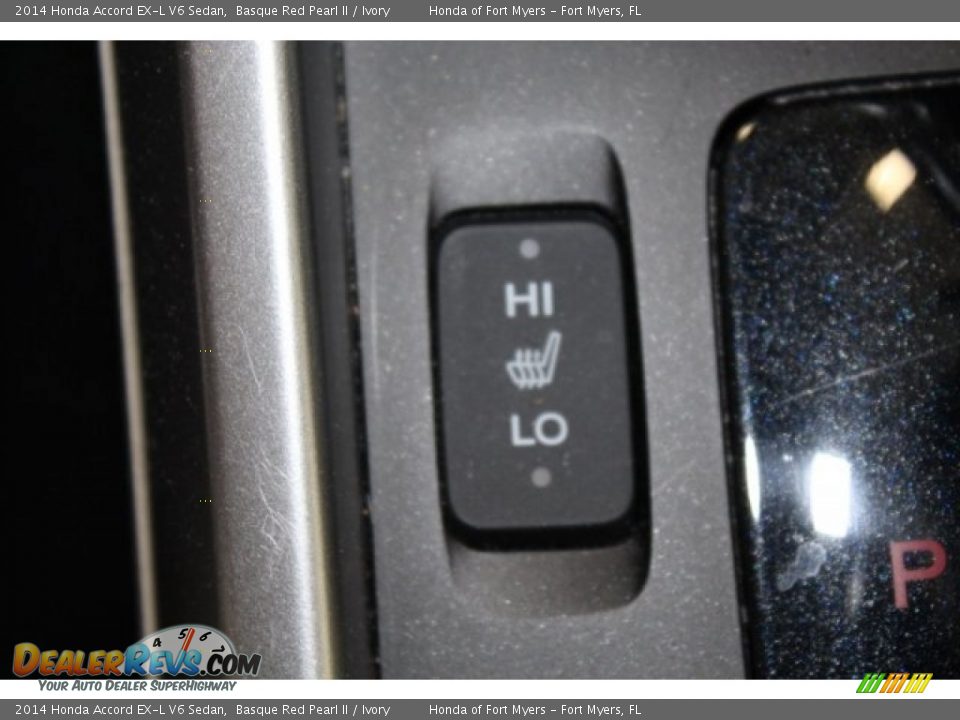 2014 Honda Accord EX-L V6 Sedan Basque Red Pearl II / Ivory Photo #24