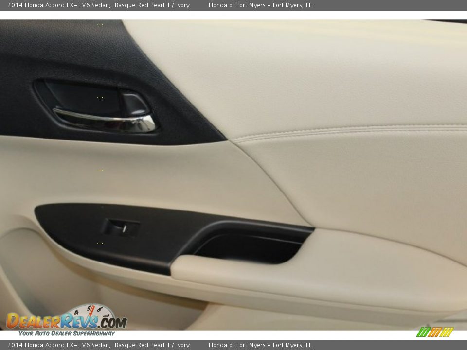 2014 Honda Accord EX-L V6 Sedan Basque Red Pearl II / Ivory Photo #29
