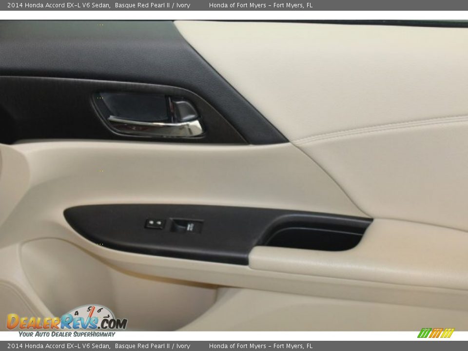 2014 Honda Accord EX-L V6 Sedan Basque Red Pearl II / Ivory Photo #30
