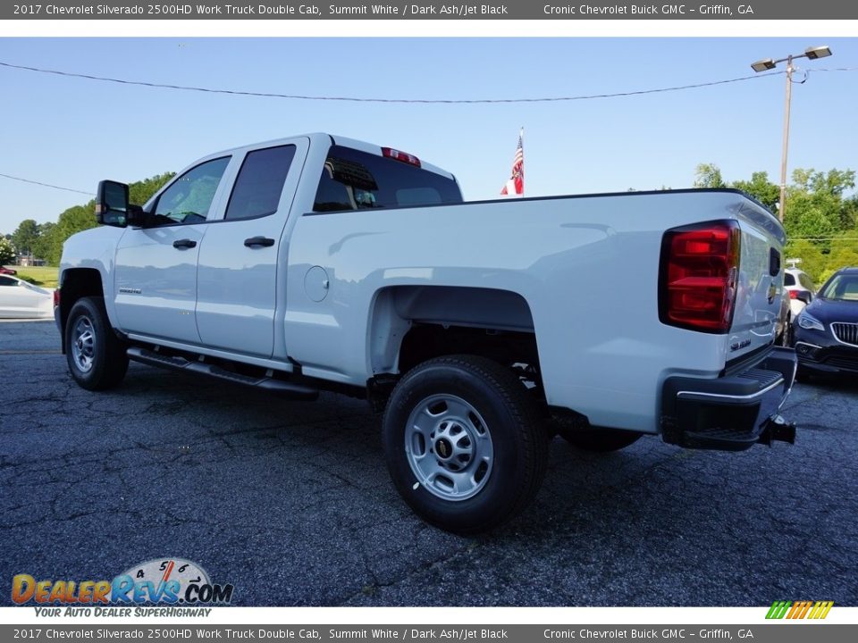 2017 Chevrolet Silverado 2500HD Work Truck Double Cab Summit White / Dark Ash/Jet Black Photo #4