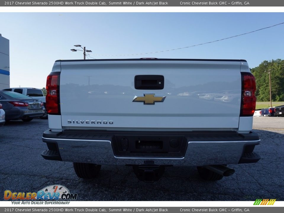 2017 Chevrolet Silverado 2500HD Work Truck Double Cab Summit White / Dark Ash/Jet Black Photo #5