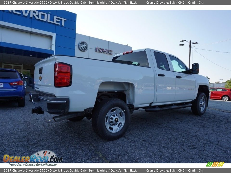 2017 Chevrolet Silverado 2500HD Work Truck Double Cab Summit White / Dark Ash/Jet Black Photo #6