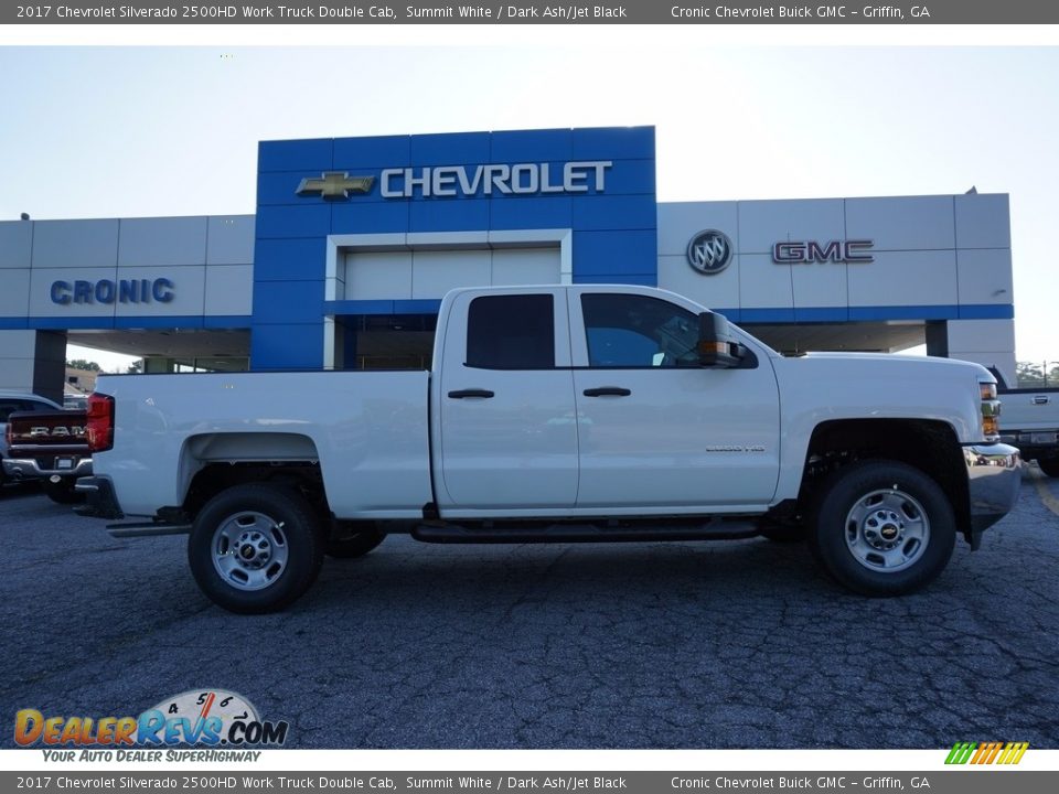 2017 Chevrolet Silverado 2500HD Work Truck Double Cab Summit White / Dark Ash/Jet Black Photo #7
