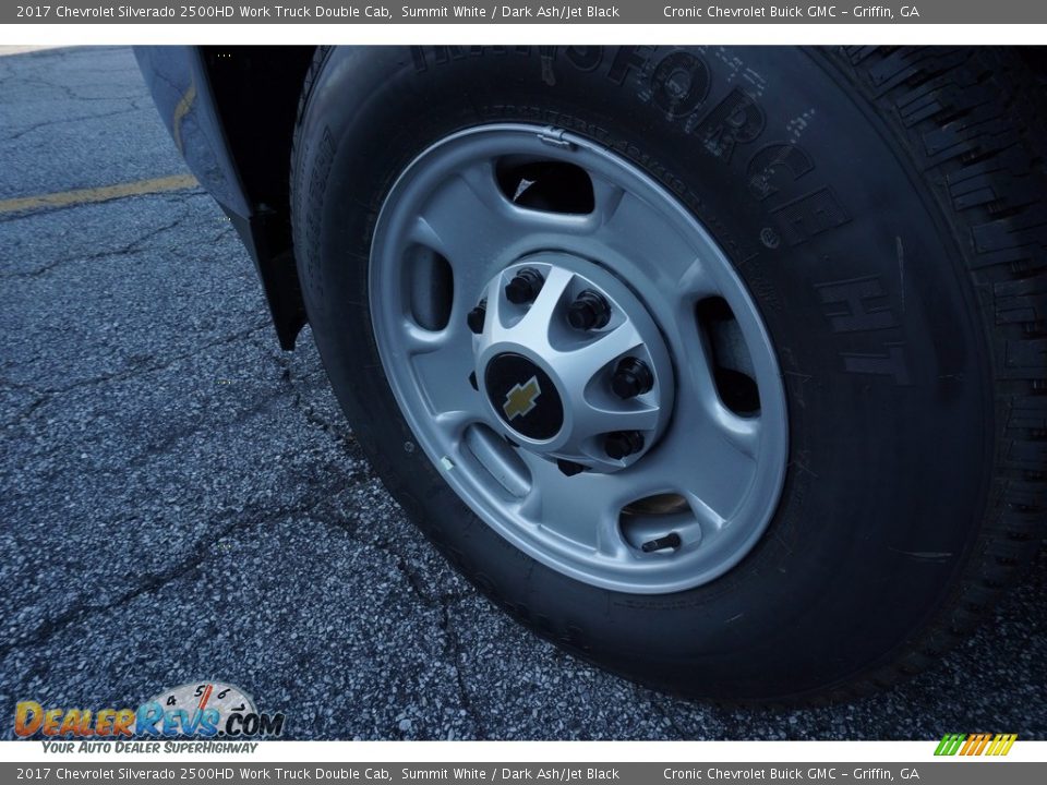 2017 Chevrolet Silverado 2500HD Work Truck Double Cab Summit White / Dark Ash/Jet Black Photo #10