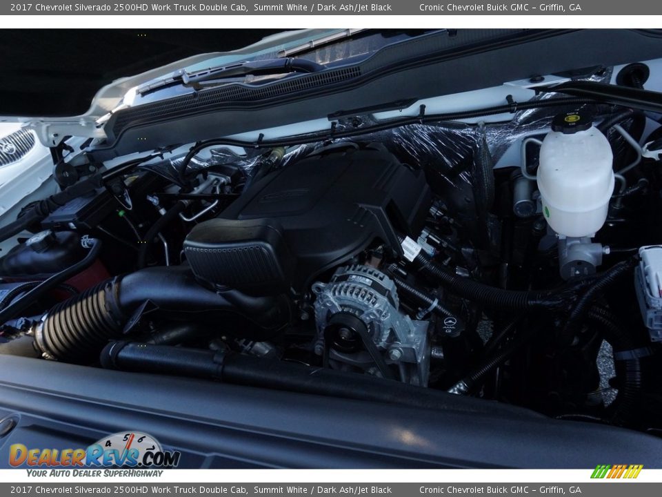 2017 Chevrolet Silverado 2500HD Work Truck Double Cab Summit White / Dark Ash/Jet Black Photo #11