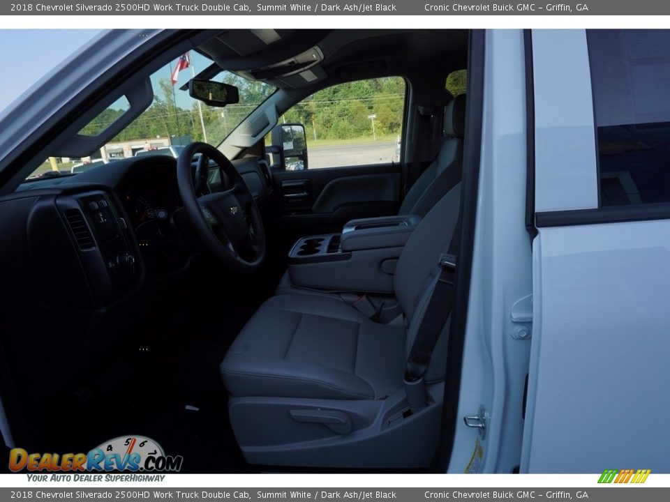 2018 Chevrolet Silverado 2500HD Work Truck Double Cab Summit White / Dark Ash/Jet Black Photo #8