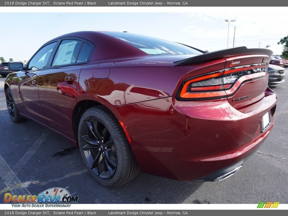 2018 Dodge Charger SXT Octane Red Pearl / Black Photo #2