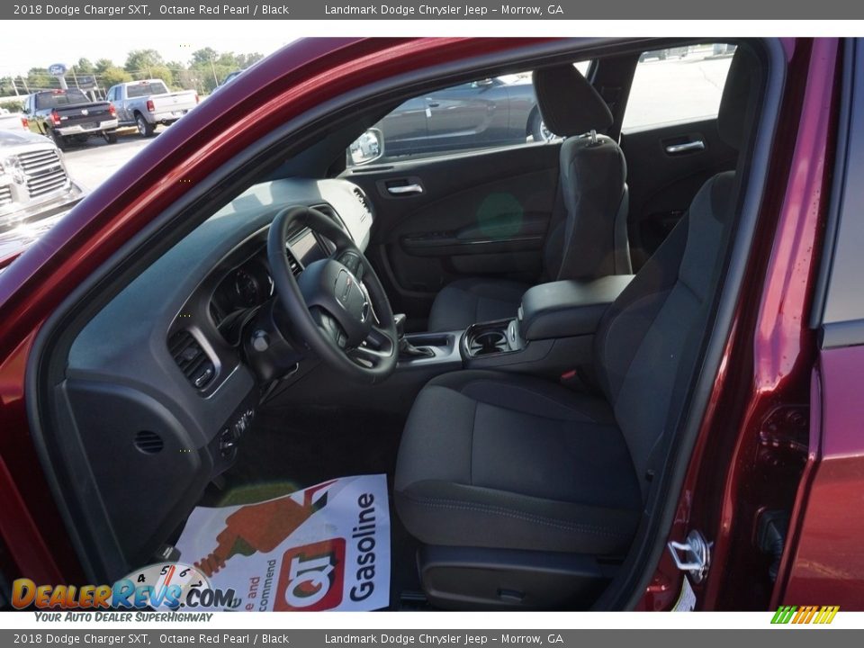 2018 Dodge Charger SXT Octane Red Pearl / Black Photo #6
