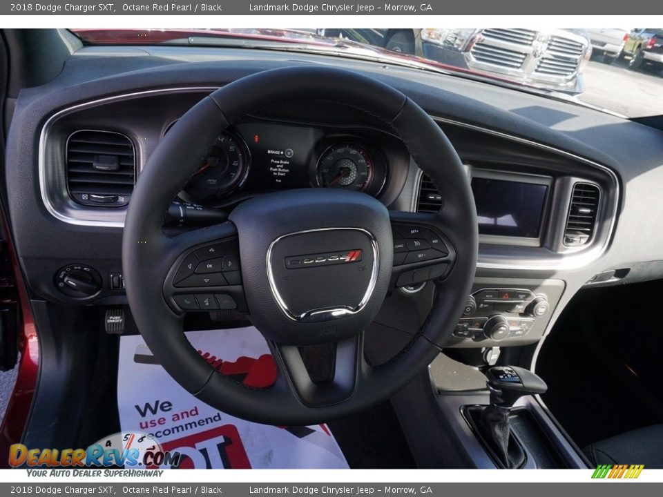 2018 Dodge Charger SXT Octane Red Pearl / Black Photo #7