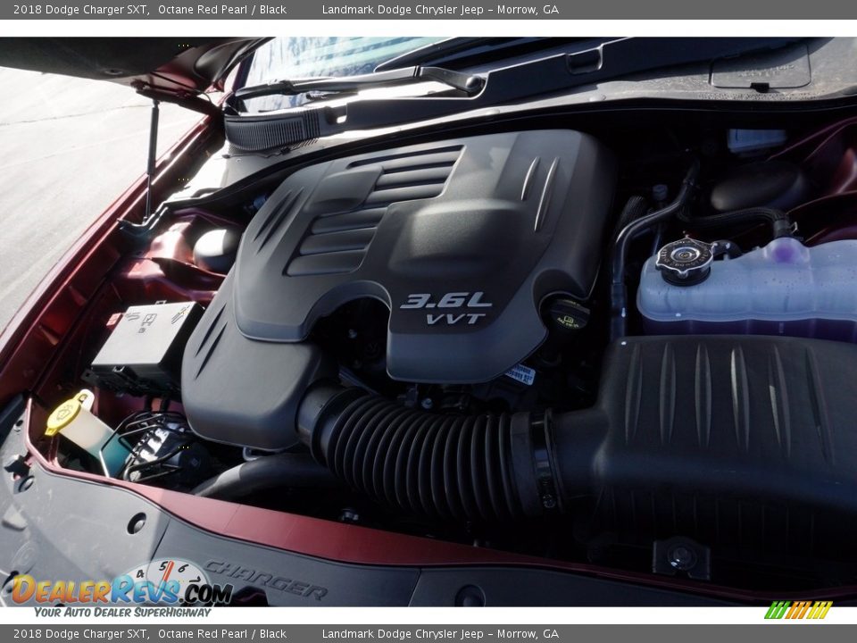 2018 Dodge Charger SXT Octane Red Pearl / Black Photo #8