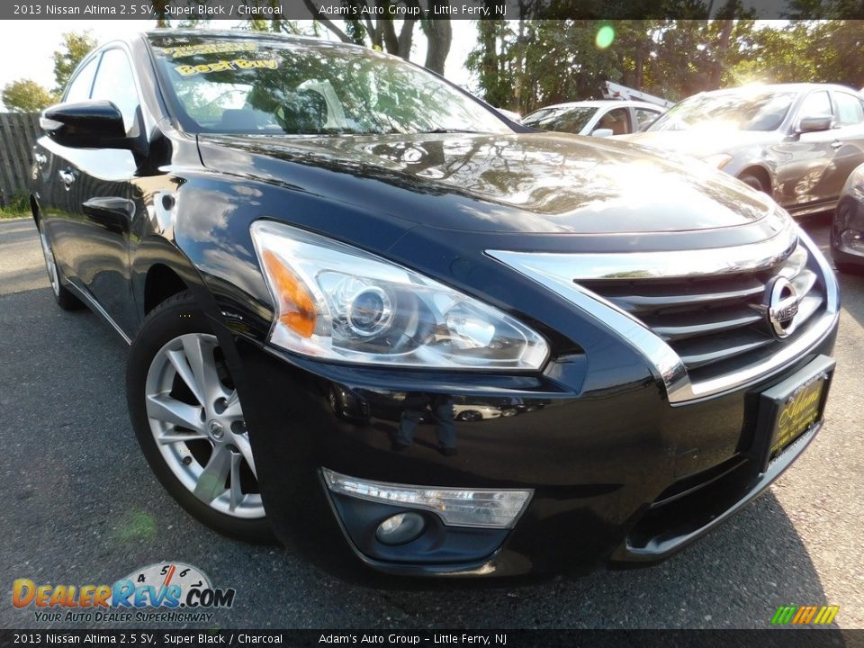 2013 Nissan Altima 2.5 SV Super Black / Charcoal Photo #1
