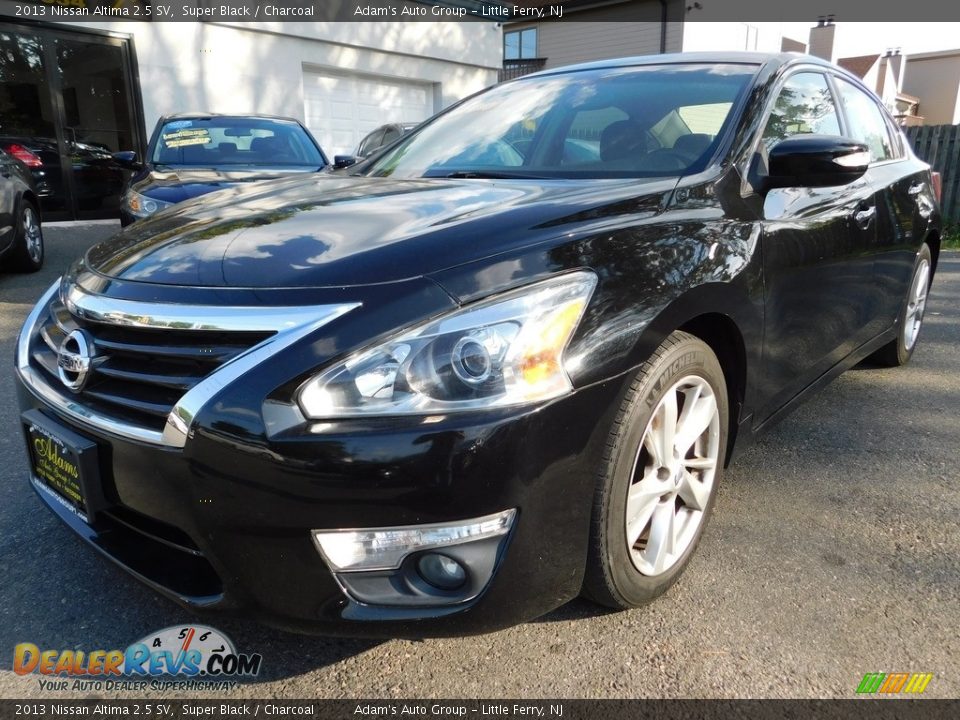 2013 Nissan Altima 2.5 SV Super Black / Charcoal Photo #3