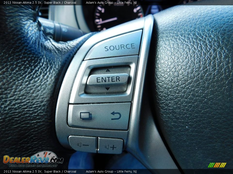 2013 Nissan Altima 2.5 SV Super Black / Charcoal Photo #18