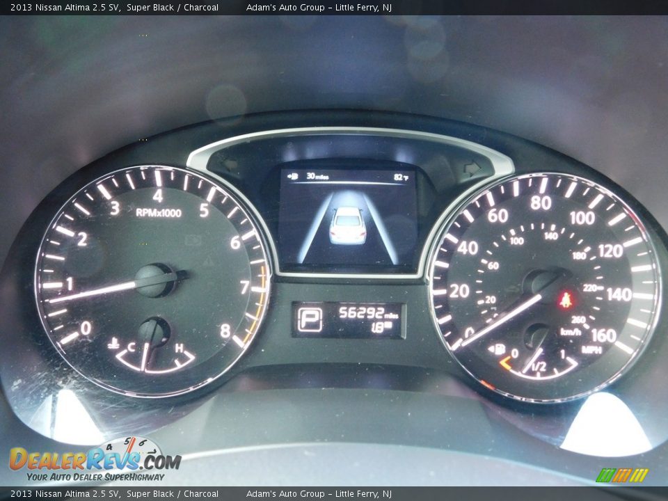 2013 Nissan Altima 2.5 SV Super Black / Charcoal Photo #20