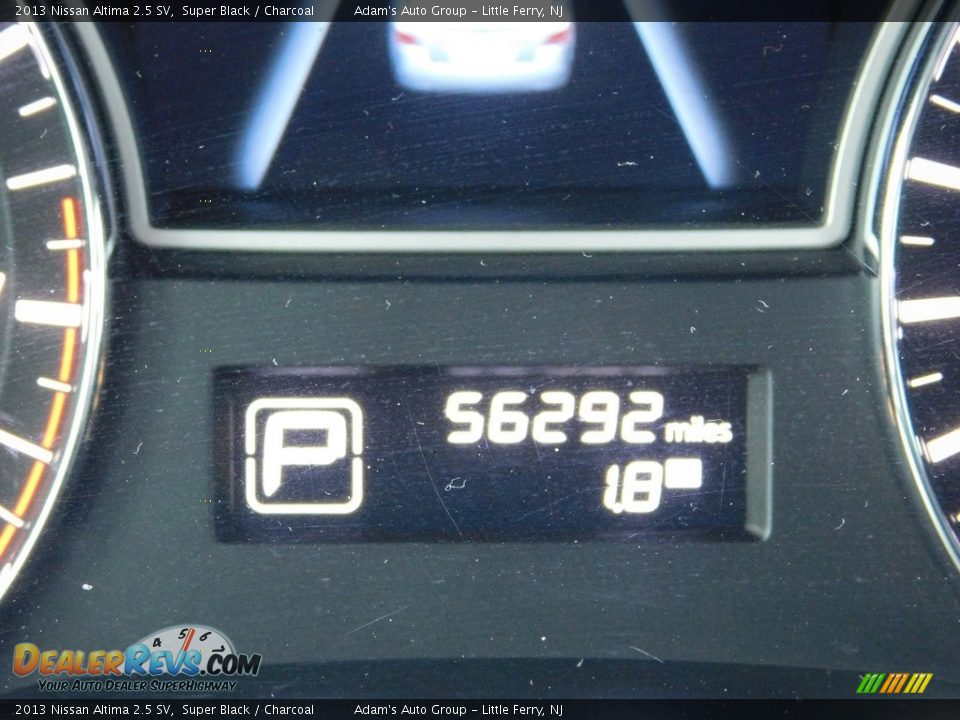 2013 Nissan Altima 2.5 SV Super Black / Charcoal Photo #21