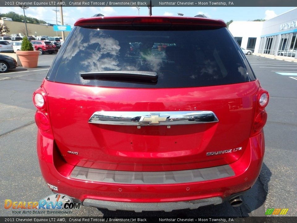 2013 Chevrolet Equinox LTZ AWD Crystal Red Tintcoat / Brownstone/Jet Black Photo #6