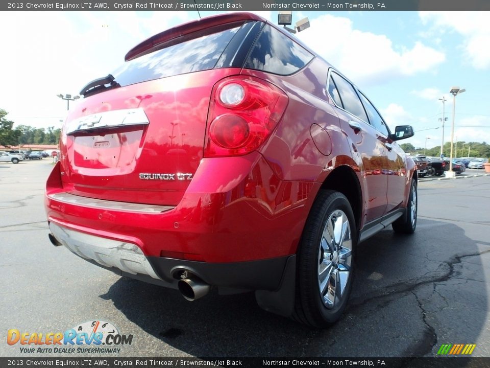 2013 Chevrolet Equinox LTZ AWD Crystal Red Tintcoat / Brownstone/Jet Black Photo #9