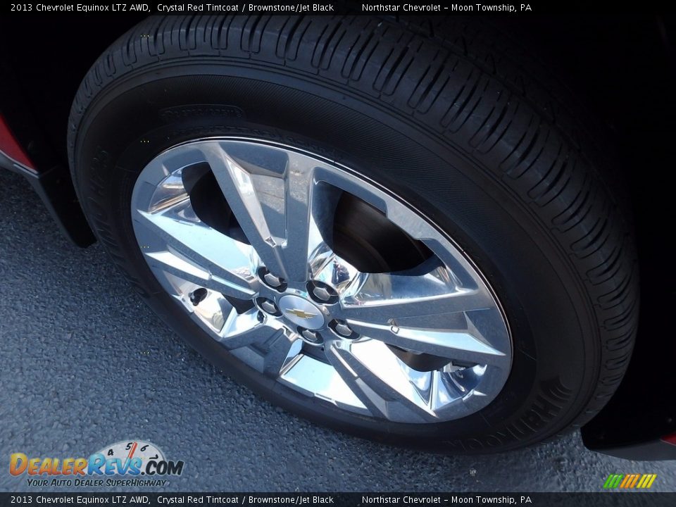 2013 Chevrolet Equinox LTZ AWD Crystal Red Tintcoat / Brownstone/Jet Black Photo #14