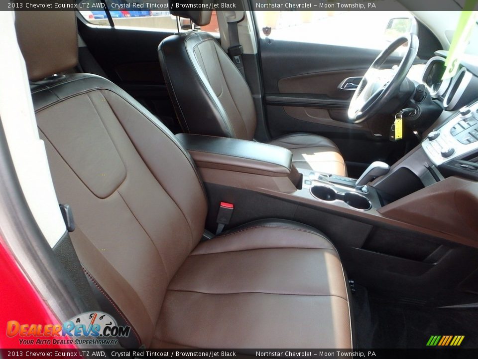 2013 Chevrolet Equinox LTZ AWD Crystal Red Tintcoat / Brownstone/Jet Black Photo #15