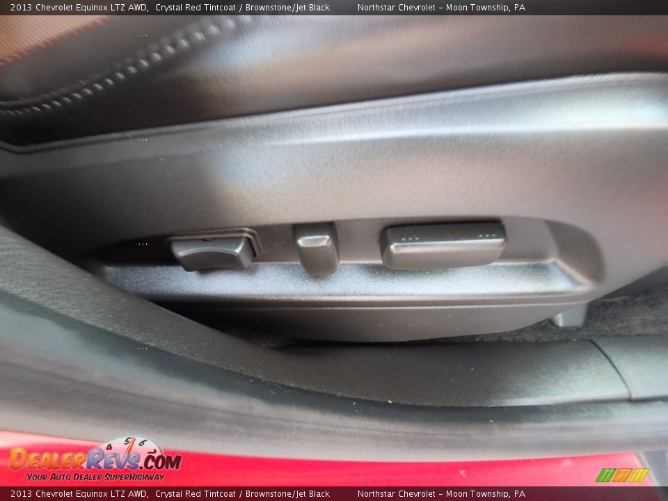 2013 Chevrolet Equinox LTZ AWD Crystal Red Tintcoat / Brownstone/Jet Black Photo #17