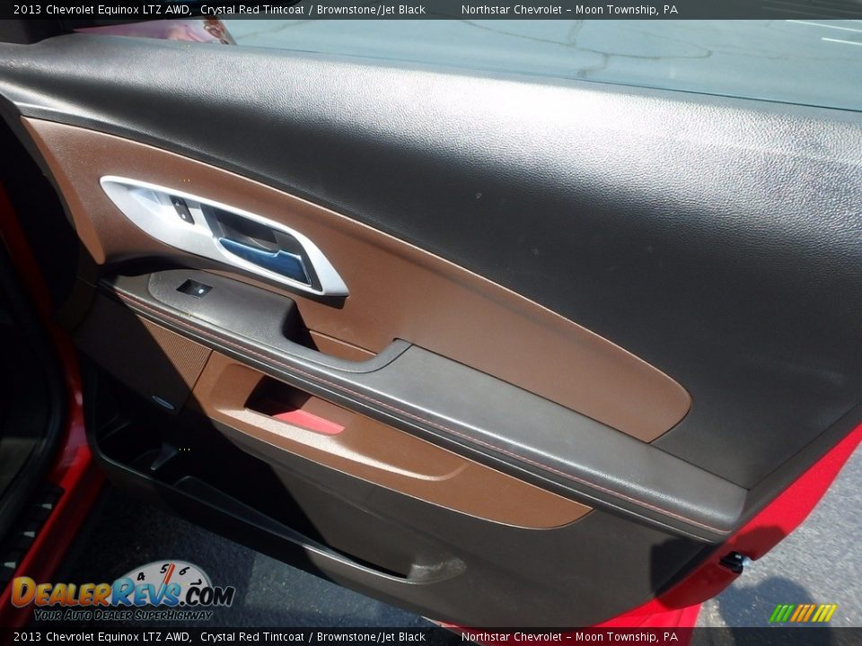 2013 Chevrolet Equinox LTZ AWD Crystal Red Tintcoat / Brownstone/Jet Black Photo #18
