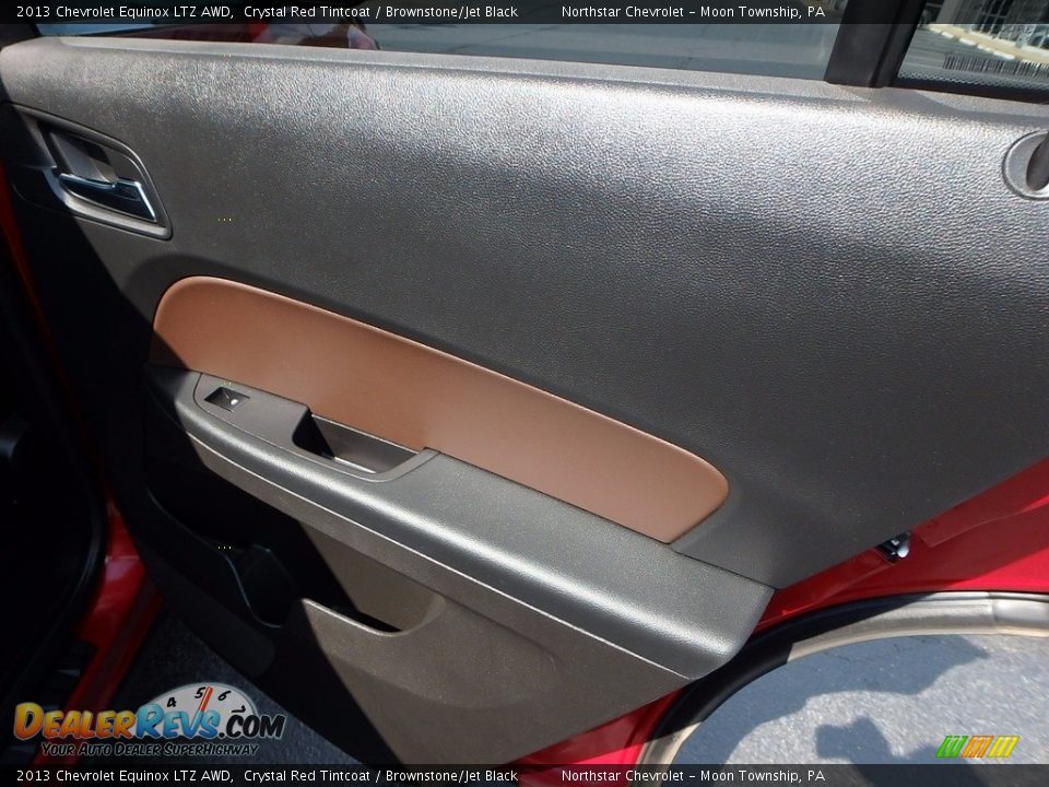 2013 Chevrolet Equinox LTZ AWD Crystal Red Tintcoat / Brownstone/Jet Black Photo #20