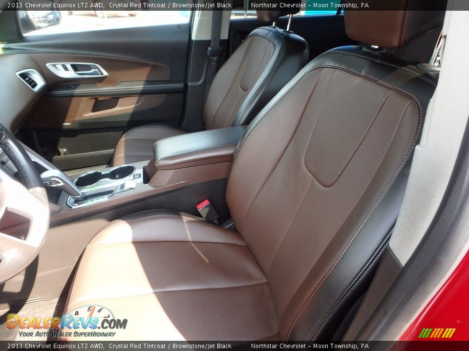 2013 Chevrolet Equinox LTZ AWD Crystal Red Tintcoat / Brownstone/Jet Black Photo #21