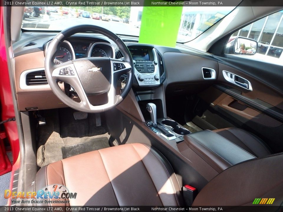 2013 Chevrolet Equinox LTZ AWD Crystal Red Tintcoat / Brownstone/Jet Black Photo #23