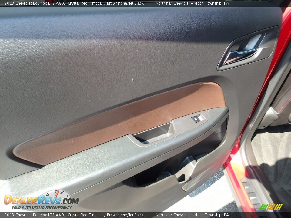 2013 Chevrolet Equinox LTZ AWD Crystal Red Tintcoat / Brownstone/Jet Black Photo #24