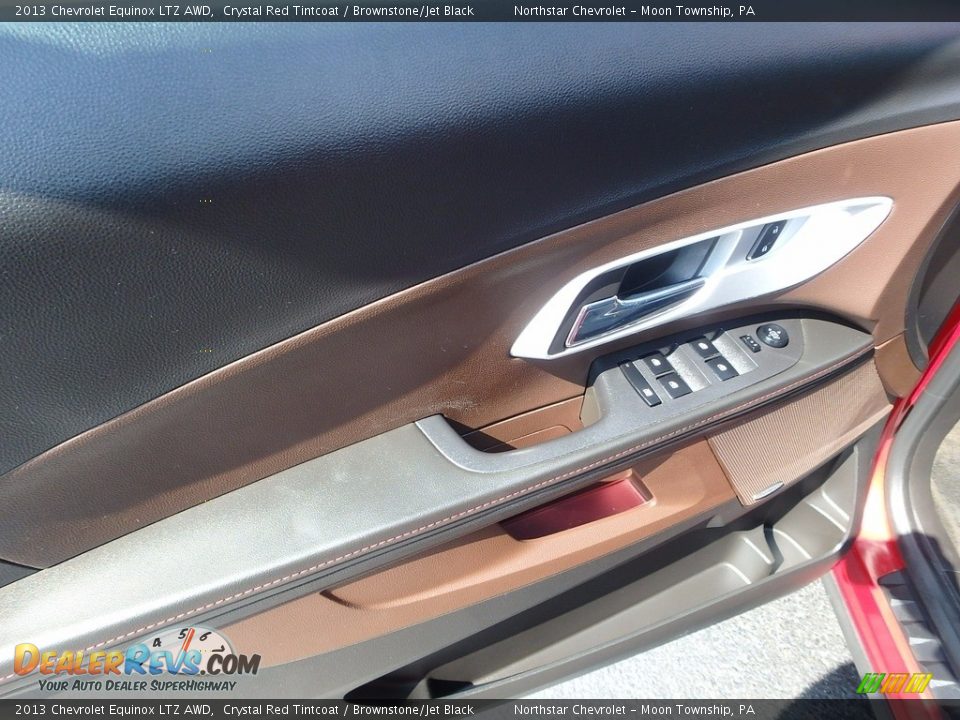 2013 Chevrolet Equinox LTZ AWD Crystal Red Tintcoat / Brownstone/Jet Black Photo #25