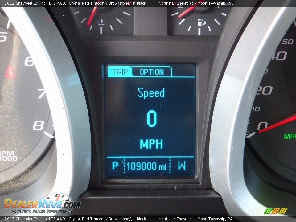 2013 Chevrolet Equinox LTZ AWD Crystal Red Tintcoat / Brownstone/Jet Black Photo #29