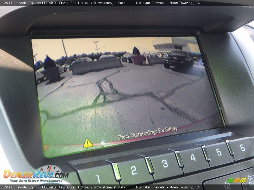 2013 Chevrolet Equinox LTZ AWD Crystal Red Tintcoat / Brownstone/Jet Black Photo #30
