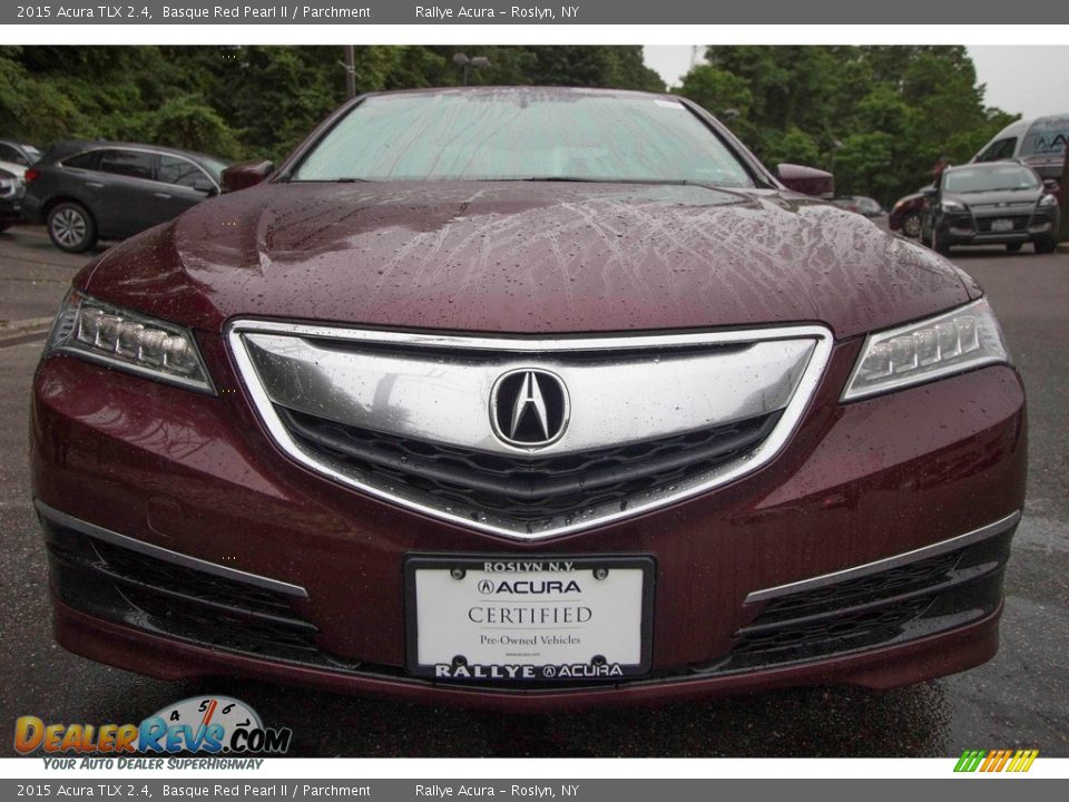 2015 Acura TLX 2.4 Basque Red Pearl II / Parchment Photo #2