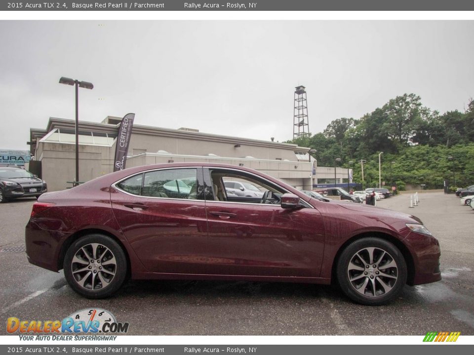 2015 Acura TLX 2.4 Basque Red Pearl II / Parchment Photo #3
