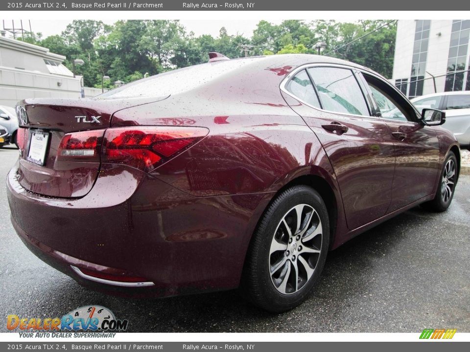 2015 Acura TLX 2.4 Basque Red Pearl II / Parchment Photo #4