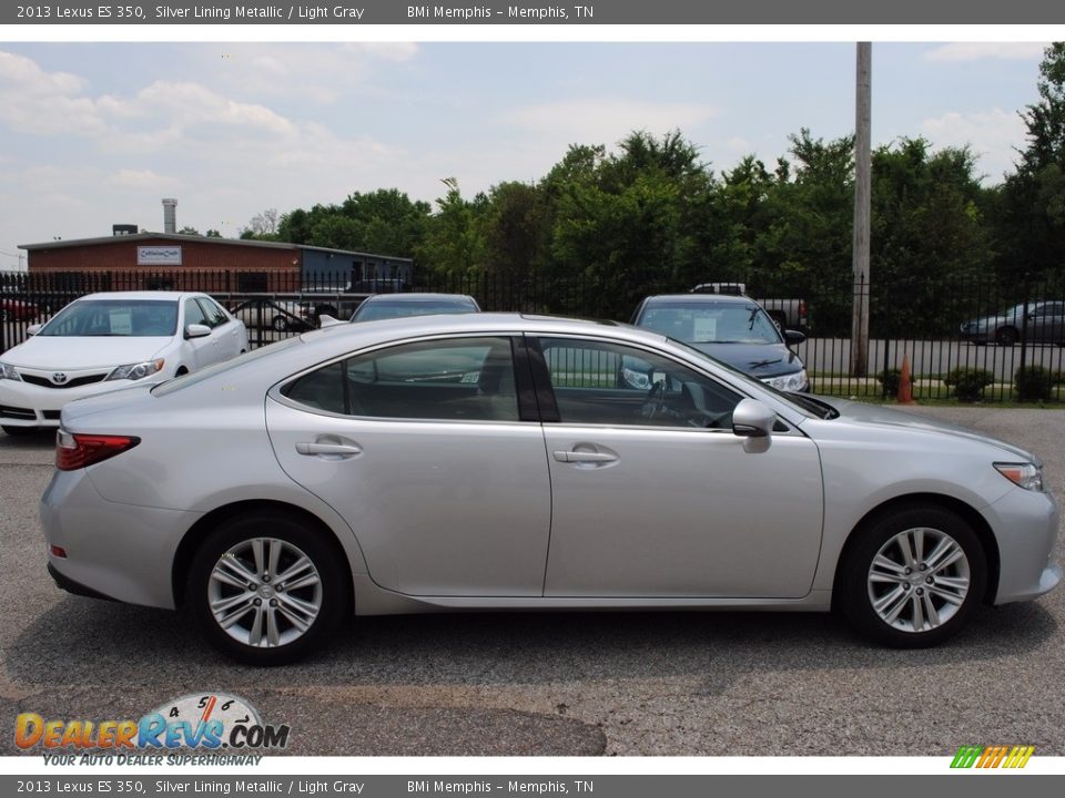 2013 Lexus ES 350 Silver Lining Metallic / Light Gray Photo #6