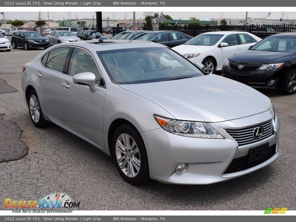 2013 Lexus ES 350 Silver Lining Metallic / Light Gray Photo #7