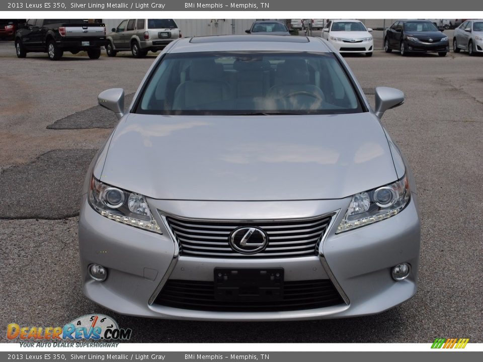2013 Lexus ES 350 Silver Lining Metallic / Light Gray Photo #8