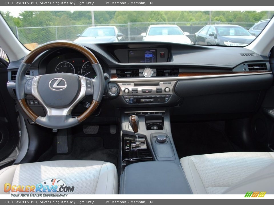 2013 Lexus ES 350 Silver Lining Metallic / Light Gray Photo #9