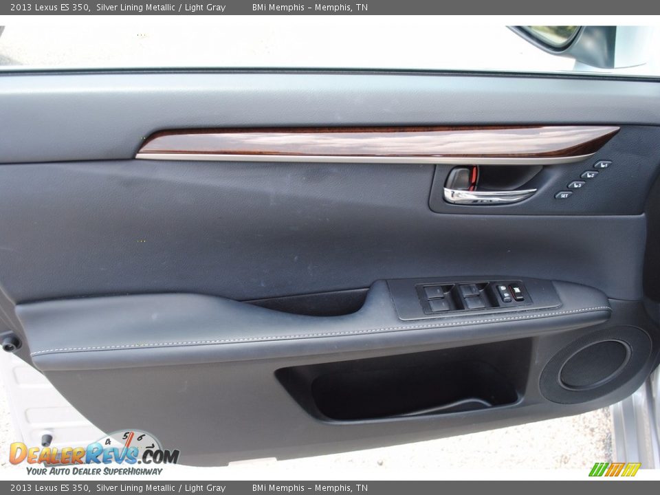 2013 Lexus ES 350 Silver Lining Metallic / Light Gray Photo #10