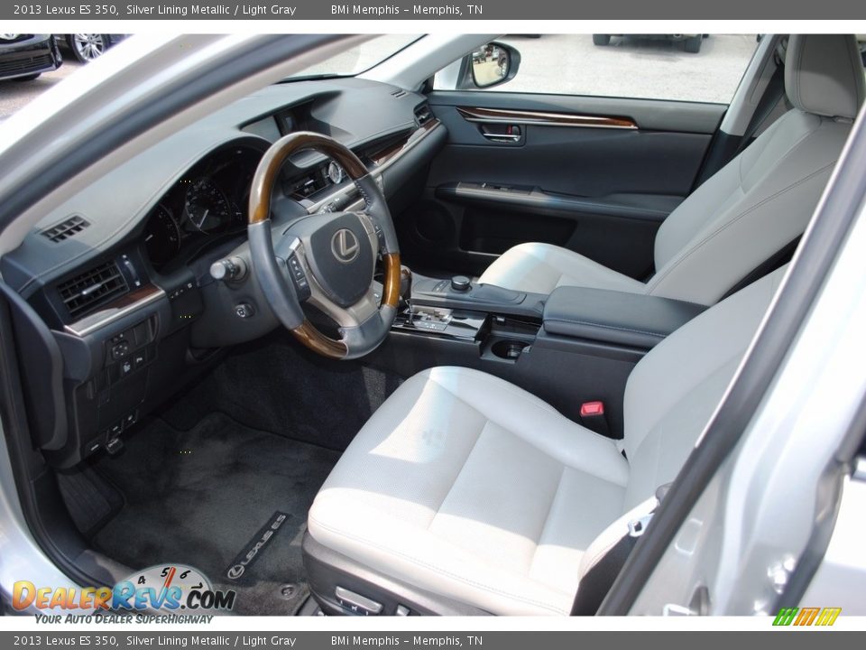2013 Lexus ES 350 Silver Lining Metallic / Light Gray Photo #11