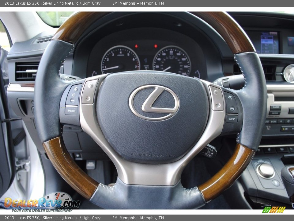 2013 Lexus ES 350 Silver Lining Metallic / Light Gray Photo #13