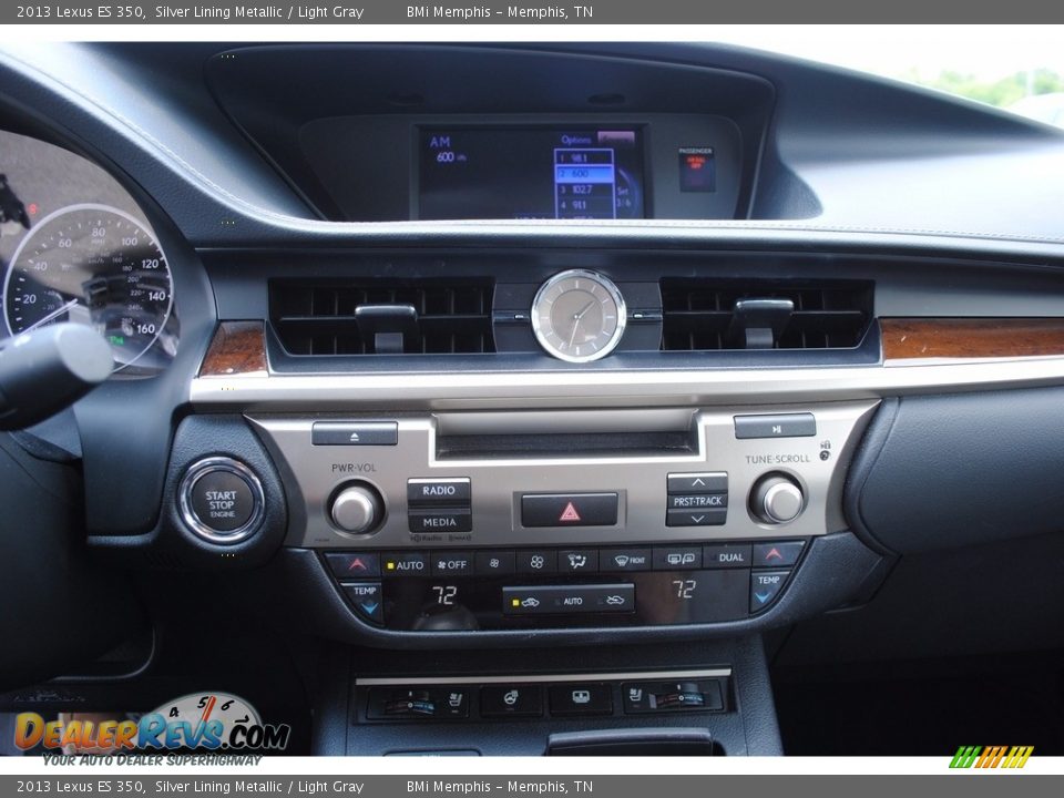 2013 Lexus ES 350 Silver Lining Metallic / Light Gray Photo #17