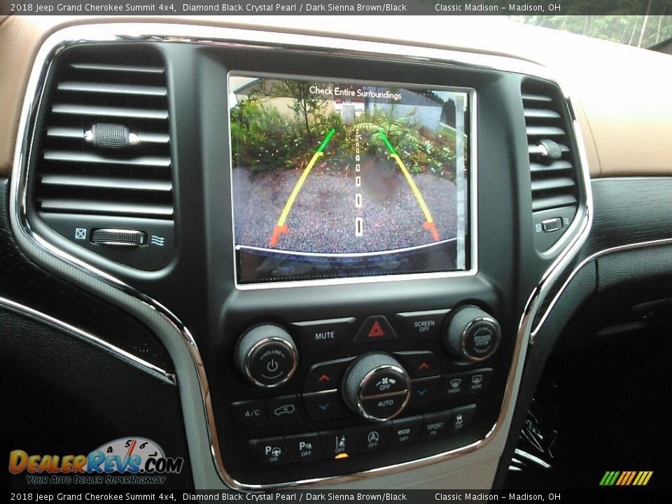 2018 Jeep Grand Cherokee Summit 4x4 Diamond Black Crystal Pearl / Dark Sienna Brown/Black Photo #11