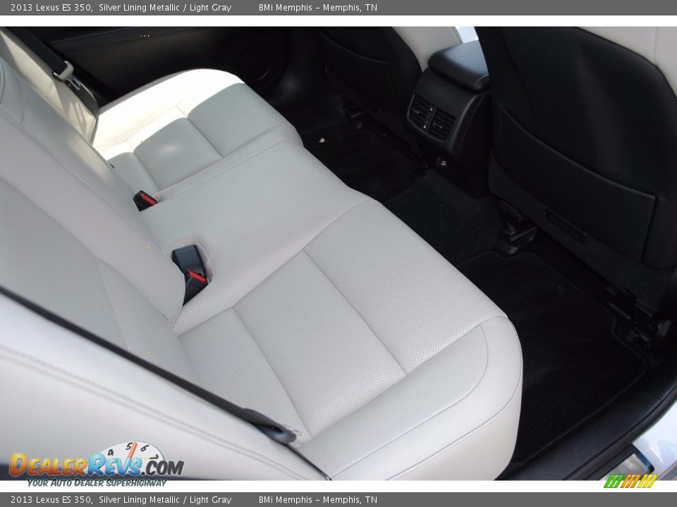 2013 Lexus ES 350 Silver Lining Metallic / Light Gray Photo #28