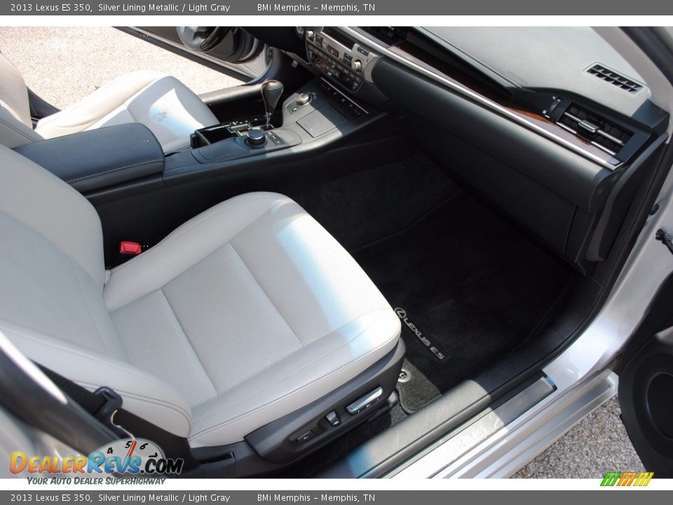 2013 Lexus ES 350 Silver Lining Metallic / Light Gray Photo #30
